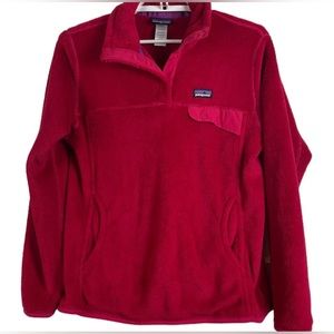 Patagonia Retool Snap-T Pullover Fleece Women’s Large Pink